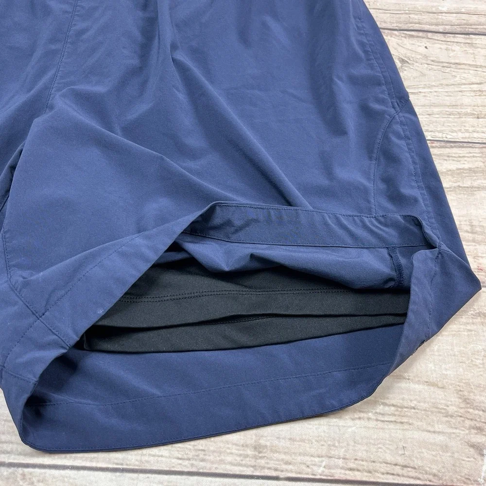 Rhone Drawstring Shorts‎ Sz XLarge Navy Blue Athletic Activewear Running Gym 7 